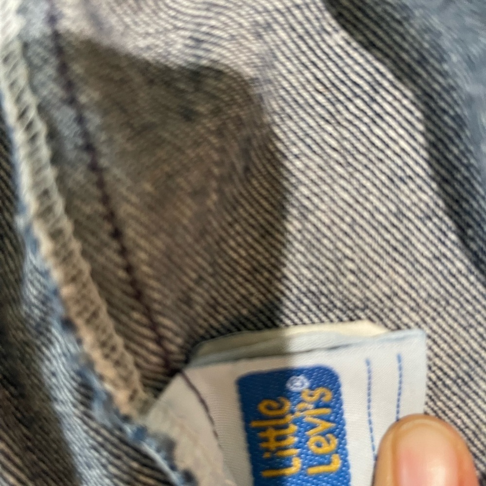 Vintage little Levi’s kids jacket size 6 blue - Picture 7 of 7